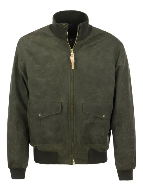 Ceccarelli water-repellent bomber jacket Green 7072WXD