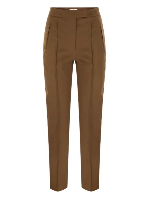 PT Torino Frida crease trousers Brown CDVSFDZ00STDBB42
