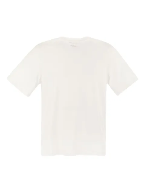 Majestic Filatures crew neck short-sleeve T-shirt White S24M296HTS216001