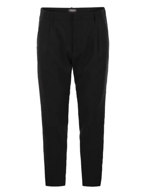 DONDUP Ben dart-detail trousers Black UP630WS0105UXXXDU
