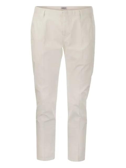 DONDUP Alfredo welt-pockets trousers White UP518PSE025UPTDDU000