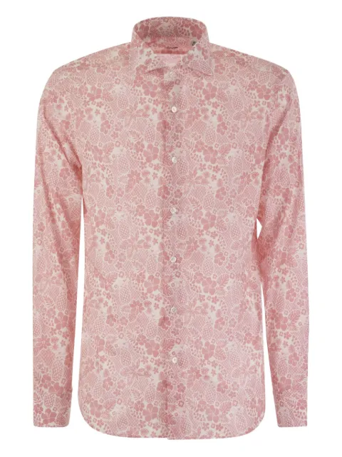 Fedeli printed shirt Pink 7UE00512C099358
