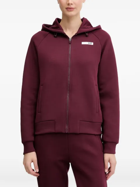 Ea7 Emporio Armani zip hooded top Red 7W000675AF13151