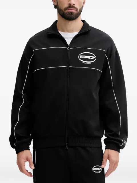 Ea7 Emporio Armani logo stripe jacket Black 7M000985AF12660