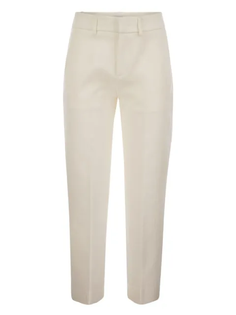 DONDUP Meli concealed-fastening trousers Neutrals DP575JSE108DXXXDD017