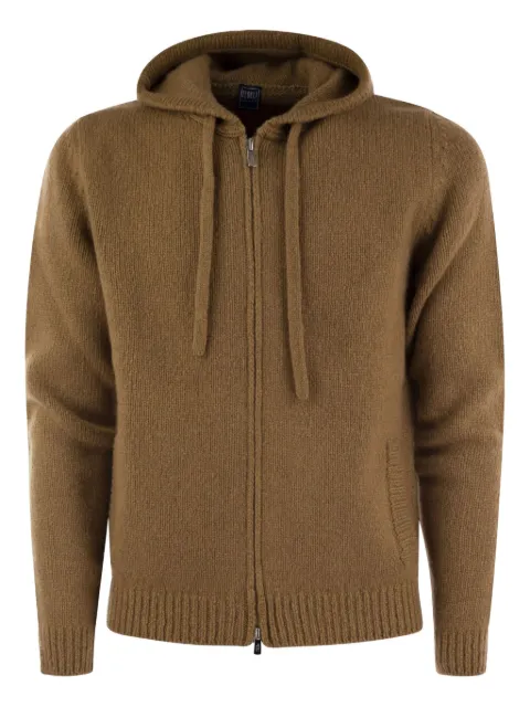 Fedeli zip hoodie Brown 7UI061160011