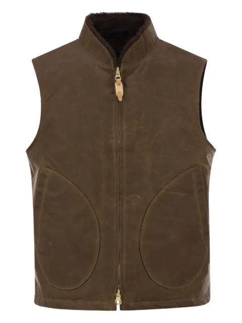 Ceccarelli Mountain gilet Brown 7916WXDARKTAN