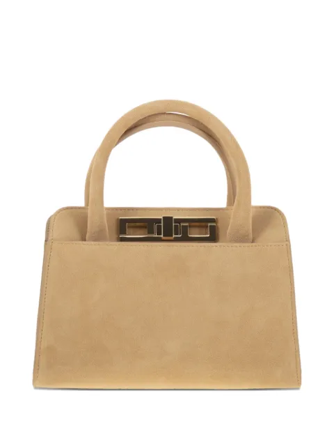 Fabiana Filippi small suede tote bag Neutrals BGD215A853L8070158