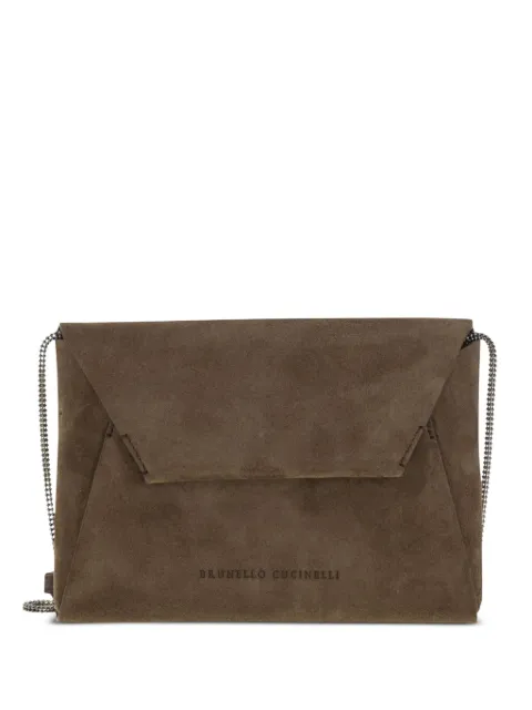 Brunello Cucinelli Duo monili-strap shoulder bag Brown MWDLD2722PC8769