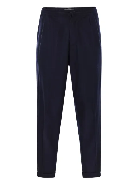 Fedeli Harvard straight-leg trousers Blue TU0006190010