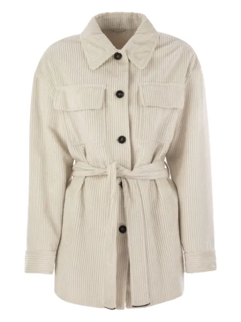 Brunello Cucinelli corduroy shirt Neutrals MG5167455C4239