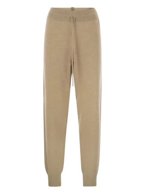 Fabiana Filippi drawstring-fastening track pants Neutrals PAD215F333L5170158