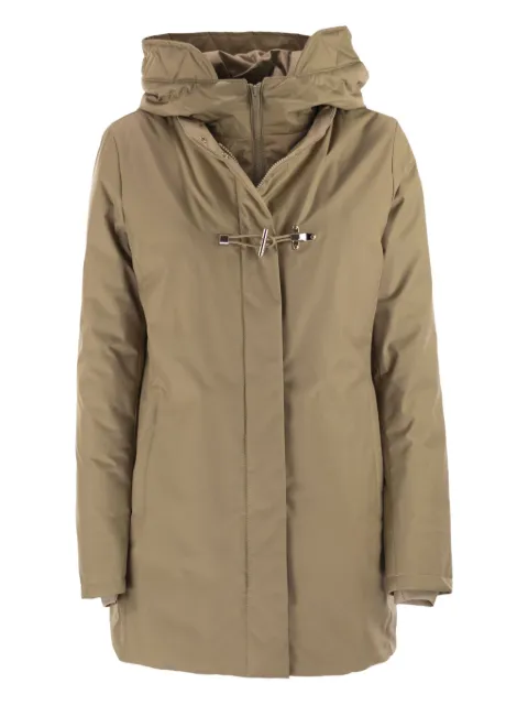 Fay zip-up hooded parka Neutrals NAW59513830ZXE