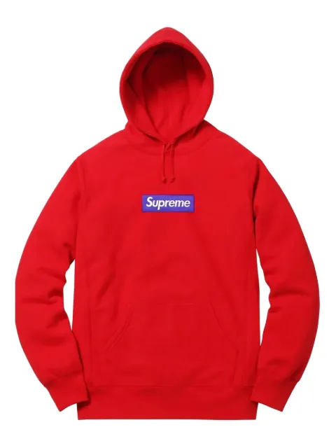 Supreme x James Jebbia Box Logo Hooded Sweatshirt Red SUPBLOHRED17