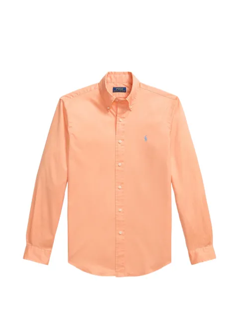 Polo Ralph Lauren buttoned long-sleeved shirt Orange 710B20512010