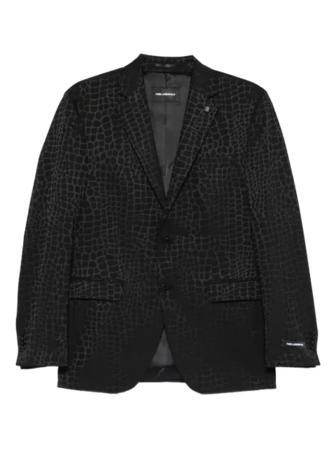 Karl Lagerfeld Clever patterned blazer Black 15520010561008