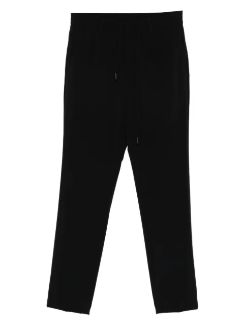 Karl Lagerfeld drawstrings straight-leg trousers Black 25505610561006