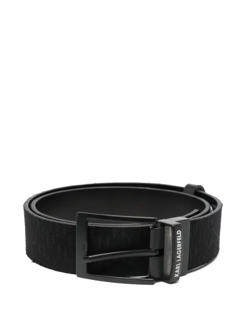 Karl Lagerfeld logo buckle belt Black 8053020561115