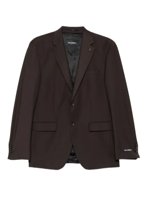 Karl Lagerfeld buttonned blazer Brown 15520010561035