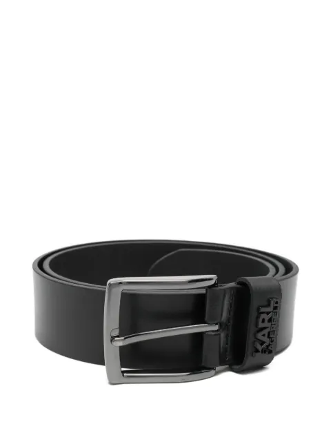 Karl Lagerfeld logo buckle belt Black 8153000561431