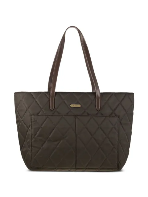Barbour quilted tote bag Brown LBA0395