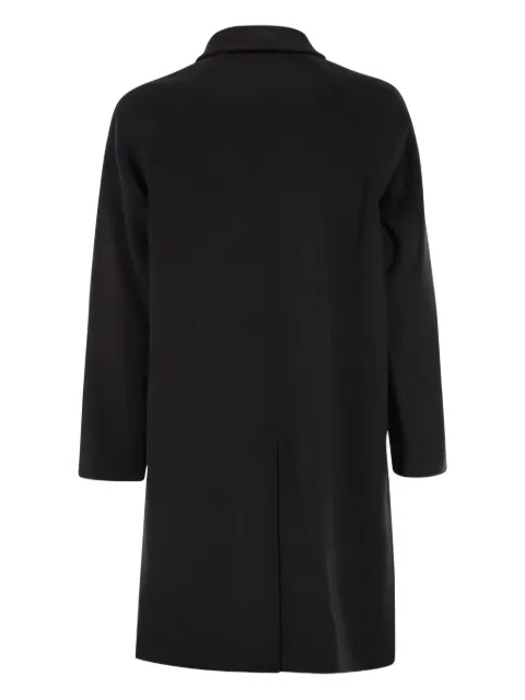 Paltò single-breasted coat Black B51PUMAURDOUNERO
