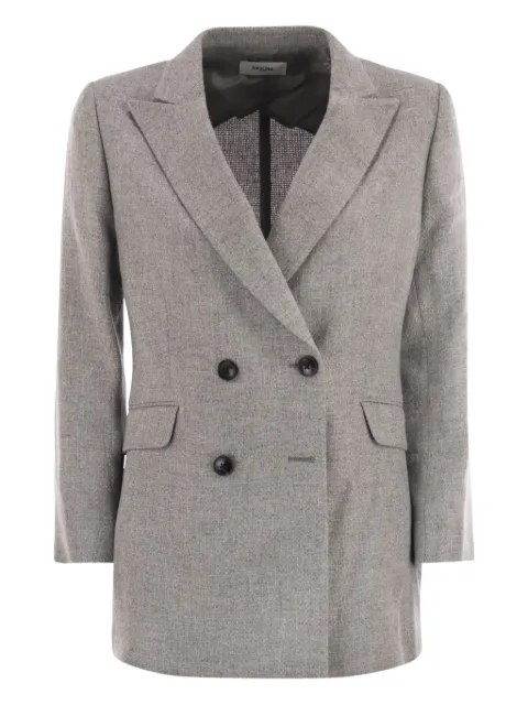 SAULINA Anita double-breasted blazer Grey SAE1023