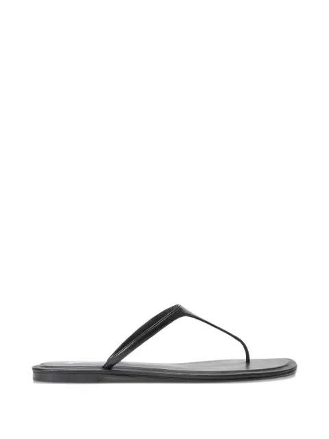 Polo Ralph Lauren pony leather thong sandals Black 818P01594001