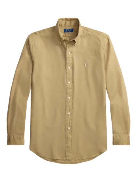 Polo Ralph Lauren Slim Fit linen shirt Neutrals 710968915502