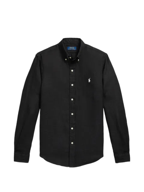Polo Ralph Lauren slim-fit embroidered shirt Black 710968915503