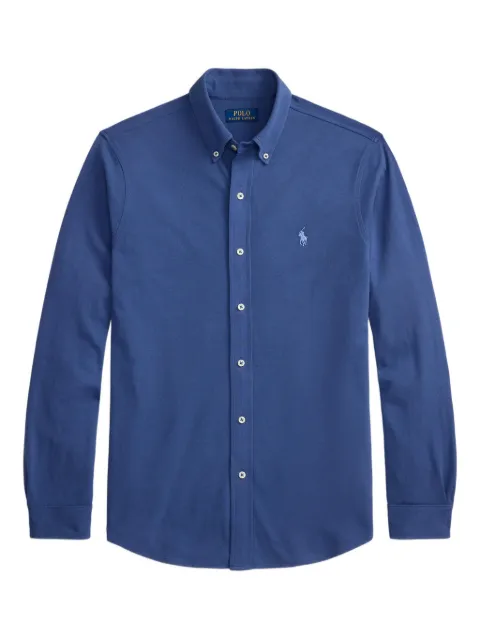 Polo Ralph Lauren embroidered-pony shirt Blue 710654408502