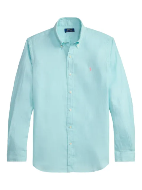 Polo Ralph Lauren embroidered long-sleeve shirt Blue 710968915501