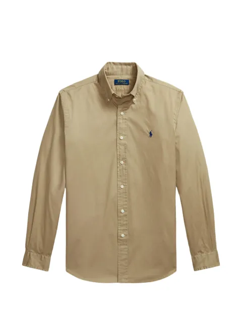 Polo Ralph Lauren long-sleeve logo Shirt Neutrals 710B20512001