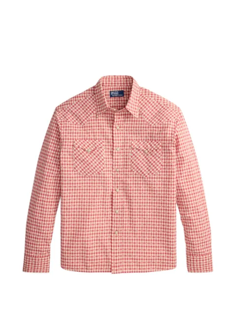 Polo Ralph Lauren checked-pattern shirt Red 710P08235002