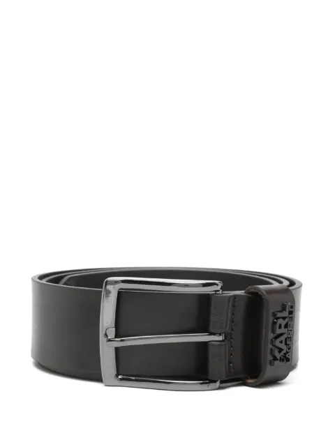 Karl Lagerfeld logo buckle belt Brown 8153000561431