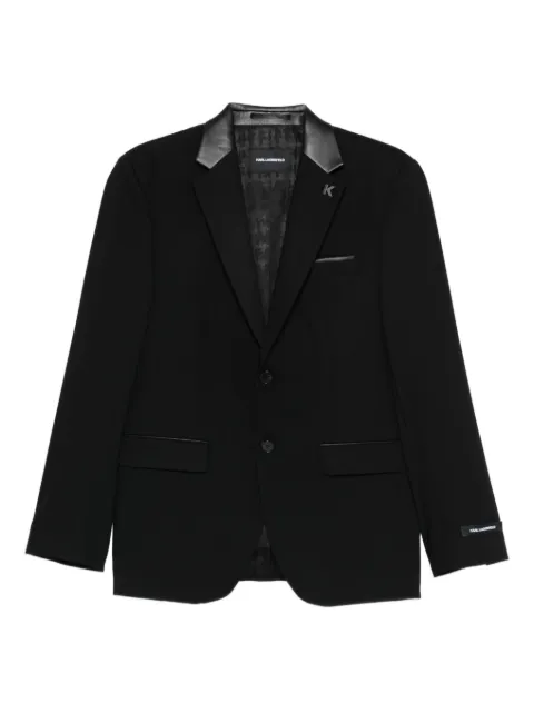 Karl Lagerfeld Rock button-fastening blazer Black 15524410561010