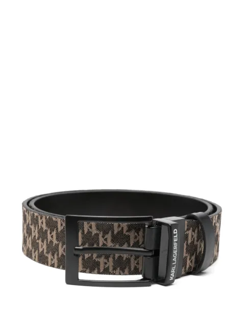 Karl Lagerfeld logo buckle belt Neutrals 8053020561115