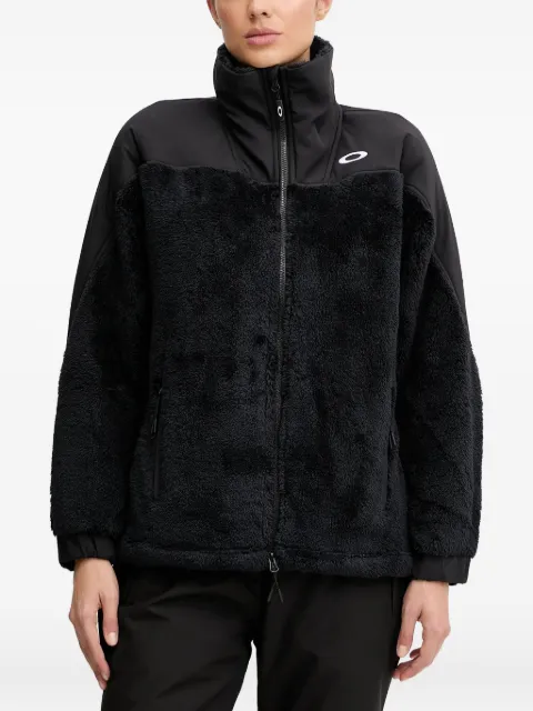 Oakley zip-fastening sherpa-fleece jacket Black FOA500696