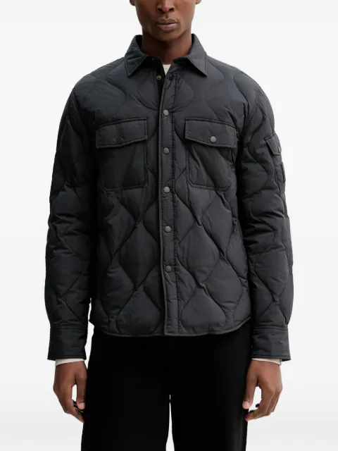 rag & bone Dane quilted overshirt Black RV2125F0MNY