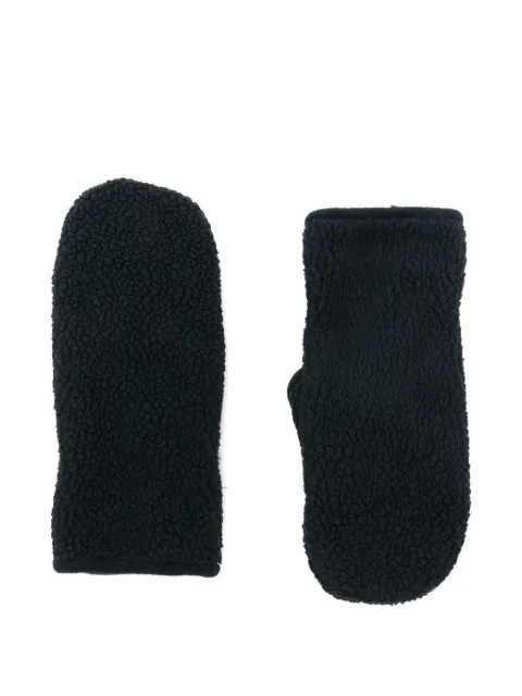 Ienki Ienki sherpa-texture gloves Black SHERPAGLOVER
