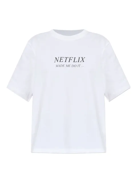 Victoria Beckham slogan-print T-shirt White 1325JTS006477A