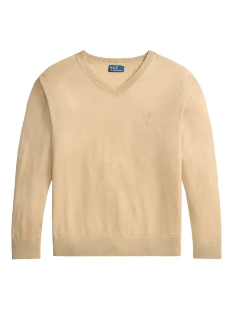 Polo Ralph Lauren V-neck wool sweater Neutrals 211A96230001