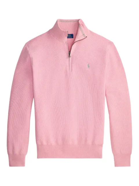 Polo Ralph Lauren knit quarter-zip sweatshirt Pink 710932304535