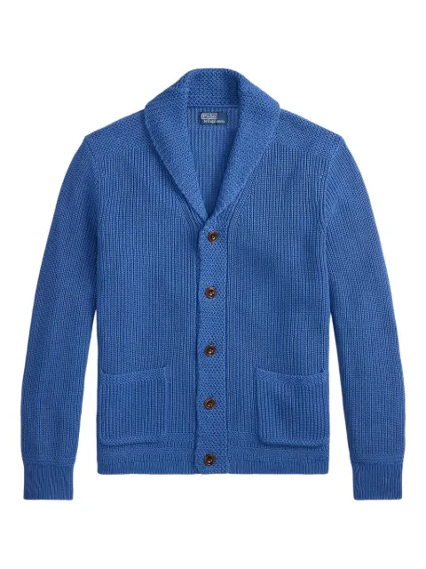 Polo Ralph Lauren cotton shawl-collar cardigan Blue 710A12986002