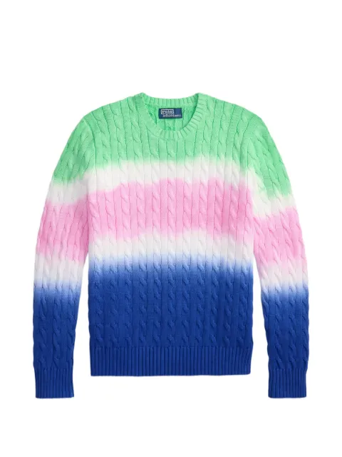 Polo Ralph Lauren dye cable-knit sweater Blue 710A12809001