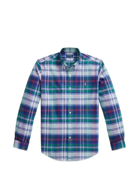 Polo Ralph Lauren plaid embroidered shirt Green 710968962501