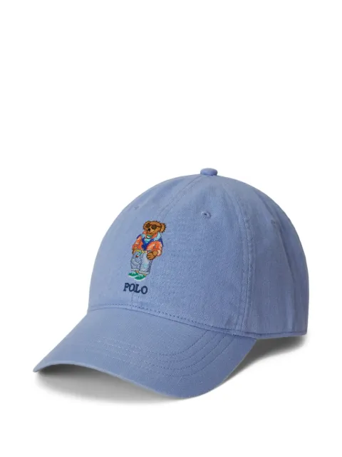 Polo Ralph Lauren Polo Bear logo-embroidery baseball cap Blue 710B14599001