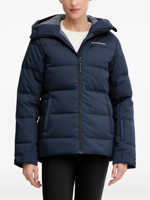 Peak Performance hooded padded skiwear Blue G80464