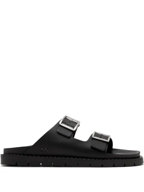 Forsa Curtis buckle-strap slides Black CURTIS