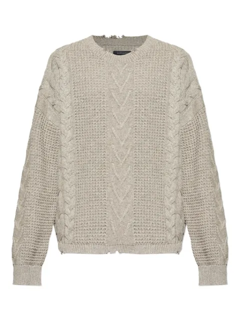 AllSaints Tenter crew-neck sweater Brown M031KD